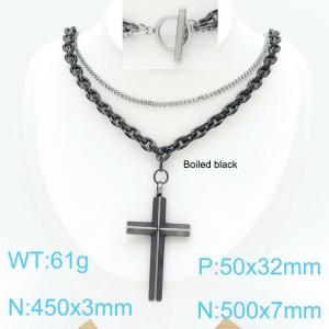 Stainless Steel Necklace - KN199946-Z