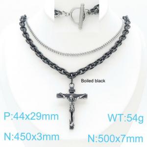 Stainless Steel Necklace - KN199947-Z