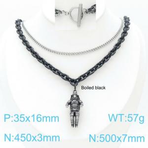 Stainless Steel Necklace - KN199948-Z