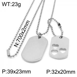Stainless Steel Necklace - KN199977-Z
