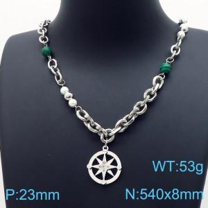 Stainless Steel Necklace - KN200050-KL