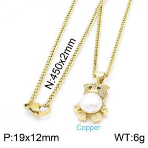 Copper Necklace - KN200336-JT