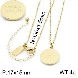 SS Gold-Plating Necklace - KN200374-KLHQ