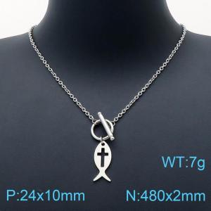 Stainless Steel Necklace - KN200431-Z