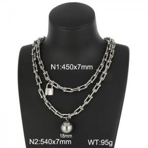 Stainless Steel Necklace - KN200871-Z