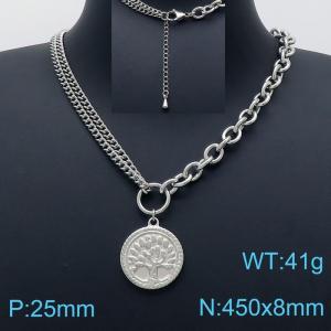 Stainless Steel Necklace - KN201205-Z