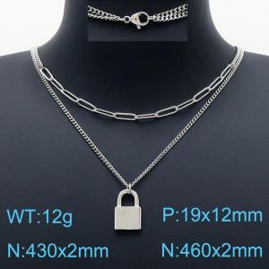 Stainless Steel Necklace - KN201243-Z