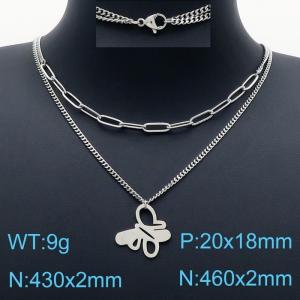 Stainless Steel Necklace - KN201247-Z
