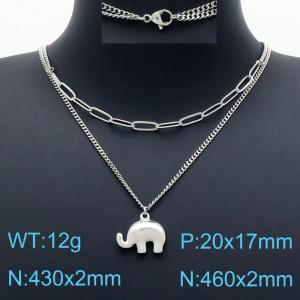 Stainless Steel Necklace - KN201255-Z