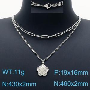 Stainless Steel Necklace - KN201257-Z