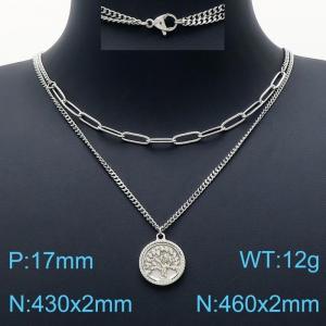 Stainless Steel Necklace - KN201261-Z