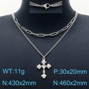 Stainless Steel Necklace - KN201265-Z