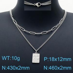 Stainless Steel Necklace - KN201267-Z