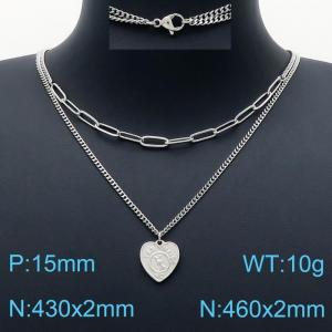 Stainless Steel Necklace - KN201271-Z