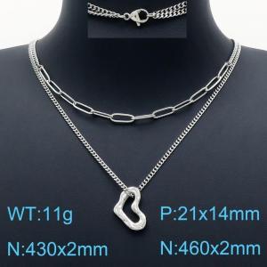 Stainless Steel Necklace - KN201280-Z