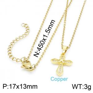 Copper Necklace - KN201293-JC