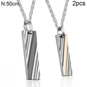 Couple Necklaces - KN202299-WGZH