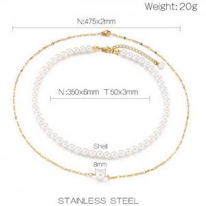 Stainless Steel Necklace - KN202861-Z