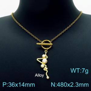 Alloy & Iron Necklaces - KN202908-Z