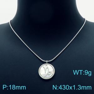Stainless Steel Necklace - KN203040-KLX