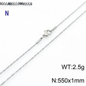 Stainless Steel Necklace - KN203682-Z