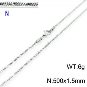 Stainless Steel Necklace - KN203705-Z