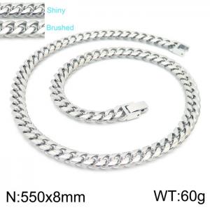 Stainless Steel Necklace - KN225333-Z