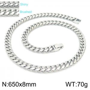 Stainless Steel Necklace - KN225335-Z