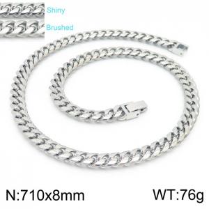 Stainless Steel Necklace - KN225336-Z