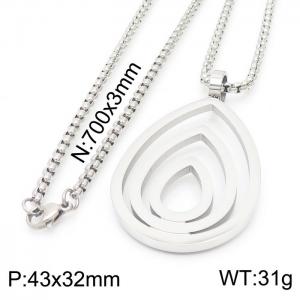 Stainless Steel Necklace - KN227591-K