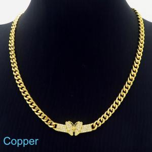 Copper Necklace - KN230876-QJ