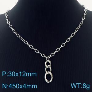 Stainless Steel Necklace - KN230912-Z