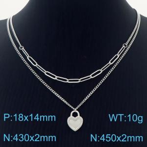 Stainless Steel Necklace - KN230932-Z