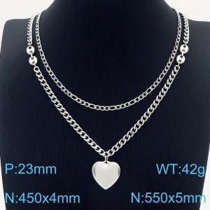 Stainless Steel Necklace - KN230936-Z