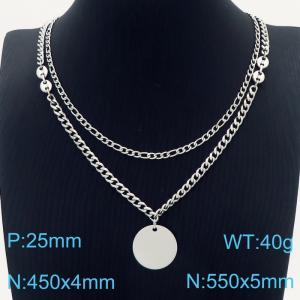 Stainless Steel Necklace - KN230938-Z