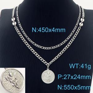 Stainless Steel Necklace - KN230940-Z