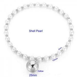 Shell Pearl Necklaces - KN233271-Z