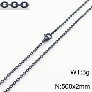 Stainless steel O-chain necklace - KN250512-Z