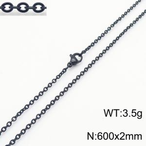 Stainless steel O-chain necklace - KN250514-Z