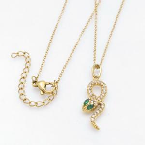 Stainless Steel Stone Necklace - KN260097-KD