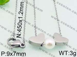 Stainless Steel Necklace - KN27226-JE
