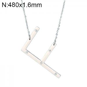 Stainless Steel Necklace - KN27455-K