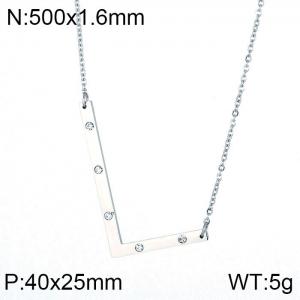 Stainless Steel Necklace - KN27461-K