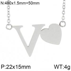 Stainless Steel Necklace - KN27631-K