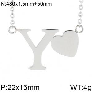 Stainless Steel Necklace - KN27634-K