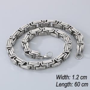 Stainless Steel Necklace - KN283015-JG