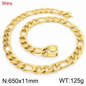 SS Gold-Plating Necklace - KN283592-Z