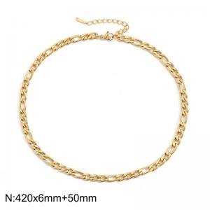 Stainless steel 3:1NK chain necklace - KN283971-Z