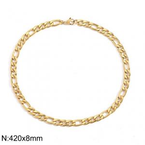 Stainless steel 3:1NK chain necklace - KN283973-Z