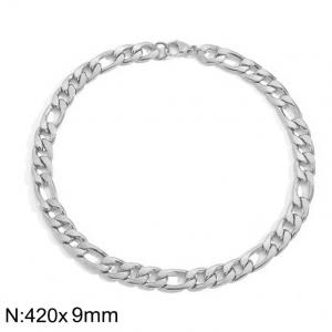 Stainless steel 3:1NK chain necklace - KN283974-Z
